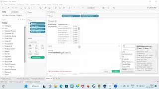 How do we display the top 5 customer in each subcategory in tableau