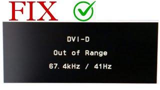 how to fix out of range monitor problem in windows [solved] #outofrange #windows10 #windows7