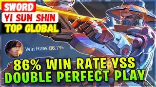 86% Win Rate YSS Double Perfect Play [ Top Global Yi Sun Shin ] Sword - Mobile Legends Emblem Build