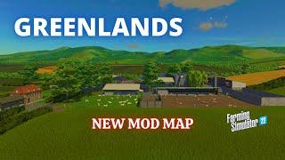 "GREENLANDS" FS22 Map Tour/Review | New Mod Map | Farming Simulator 22 | PS5