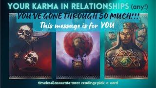 ︎Your Karma In Relationships (ANY!) How it will change+What You Can Expect Next︎ │ Pick A Card