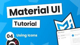 Material UI Tutorial #4 - Icons