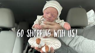 Shopping for clothes with my reborn baby!