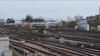 Trains at: Clapham Junction, SWML/BML, 23/12/24