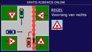 EXAMEN RIJBEWIJS B VRAGEN VOORRANG VOORRANGSREGELS (2)