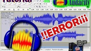 Como Solucionar “Error” de AudaCity |Windows - 64bit| Error: internal portaudio error