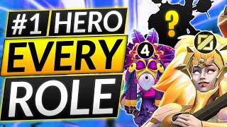 1 BEST HERO of EVERY ROLE - FREE MMR GUARANTEED - 7.31d Tier List - Dota 2 Guide