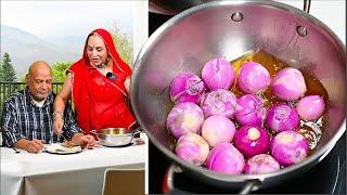 गर्मियों में हफ्ते में २-३ बार हमारे घर में राजस्थान की ये प्याज की पारंपरिक रेसिपी जरूर बनती है