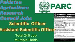 PARC Jobs | Pakistan Agriculture Research Council Jobs | How To apply in Scientific officer 2024