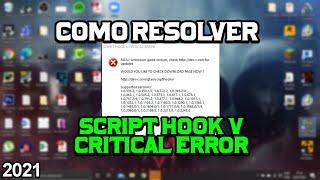 Como Resolver o Script Hook V Critical Error - GTA V Não Abre Mais (Script Hook V Erro Fatal)