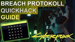 Cyberpunk 2077: Breach Protokoll & Quickhack Guide / Erklärung (Deutsch/German)