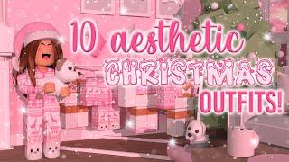 10 aesthetic christmas ROBLOX outfits (BOYS & GIRLS!) || mxddsie 