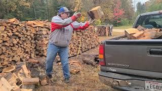 Delivery to the world's worst firewood customer!