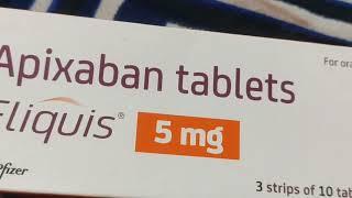 Eliquis 5mg  uses |Apixaban tablet uses, side effects, drug interactions|Apixaban tablet uses