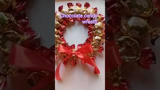 Chocolate candy wreath#diy #artandcraftgift #wallhanging # ytshorts