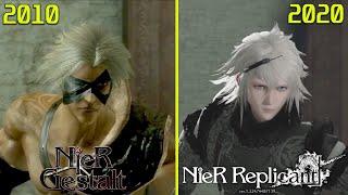 Nier Replicant  / Gestalt - Original PS3 vs PS4 Remake Early Graphics Comparison