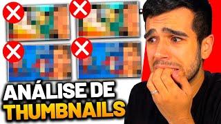 ANALISANDO AS THUMBNAILS DO SEU CANAL  Dicas do Gelli