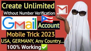 Create Unlimited USA Verified Gmail Account | 1000 Gmail in one day | Mobile Trick 2023 #akhrottech