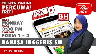  [LIVE] BAHASA INGGERIS SM, SUBJECT & OBJECT PRONOUNS BY TEACHER HUDA #AIO #02 #TUISYENPERCUMA