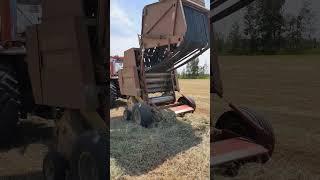 Round Bale EXPLOSION #farming #baling #thebalesaremycorn