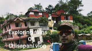 Exploring ruins of Chisapani #vlog #advanture in  Royal Enfield Himalayan bike ride with #borther