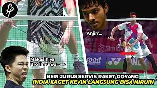 Tiru Servis Raket Goyang Ganda India, Rankireddy Shetty Kena Mental, Aksi Lucu Kevin Sanjaya Terbaru