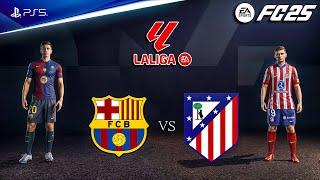 FC 25 - Barcelona vs Atletico Madrid Ft. Yamal, Alvarez, | La liga 24/25 Full Match | PS5™ [4K60]