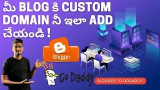 How To Add Custom Domain To Blogger Telugu | Prawin Tech