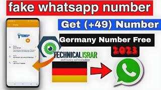 How to get +49 fake number for WhatsApp live prof for Germany number 2023