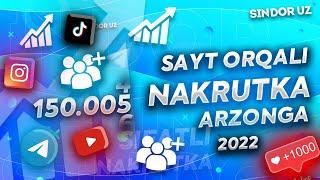 NAKRUTKA QILISH SIRI // ENG ARZON NAKRUTKA SAYT 2022