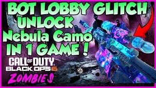 *NEW* BROKEN BOT LOBBY GLITCH! EASY Nebula Camo & INFINITE XP (BO6 Zombies)