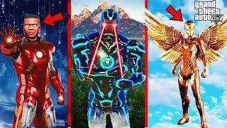 FRANKLIN Collect All IRON MAN suit GTA 5 ! Ultron Stole Armour GTA V ! HULK THOR Avengers