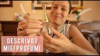 ASMR | Vi descrivo i miei PROFUMI ​ | SHOW and TELL | Whispering, tapping