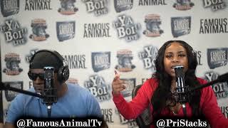 Memphis Female Rapper PriStacks Stops by Drops Hot Freestyle on Famous Animal Tv