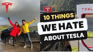 10 Things We Hate About Tesla | Our Experience After 3 Years Driving Tesla Model 3 #teslamodel3