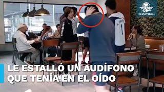 Explota audífono en el oído a joven en cafetería de Puebla