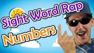 Sight Word Rap Numbers| Sight Words | High Frequency Words | Jump Out Words | Jack Hartmann