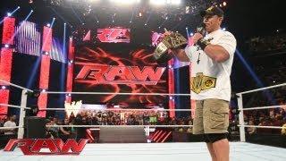 WWE Champion John Cena elects to face Daniel Bryan at SummerSlam: Raw, July 15, 2013