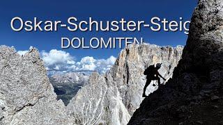 Oskar-Schuster-Steig (B/C) auf den Plattkofel (2969m) - Dolomiten