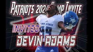 New England Patriots 2024 Rookie Camp Invites | Devin Adams | Defensive Tackle | Punter | Peru State