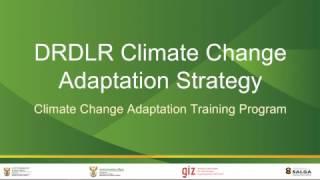 1e. DRDLR Climate Change Adaptation Strategy