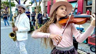 BEST STREET SHOW TOGETHER | Titanium - Karolina Protsenko Violin & Daniele Vitale Sax