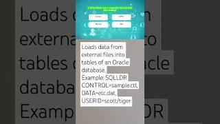 Which Oracle tool is commonly used for Bulk Data Loading? #quiz