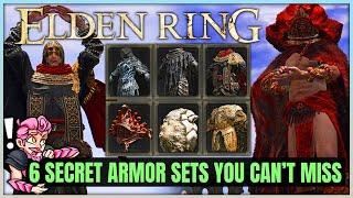 Elden Ring - 6 INCREDIBLE Secret Armor Sets You Need to Get - Best Armour Set Location Guide!