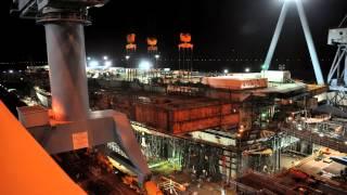 Time Lapse: Keel Laying to Christening of America's Next Carrier