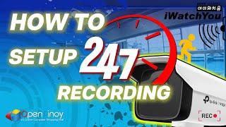 How to Setup NVR Recording to 24/7 and Motion