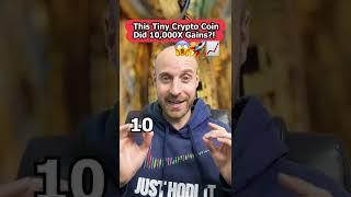 This Tiny Crypto Coin Did 10,000X Gains?!  #Shorts