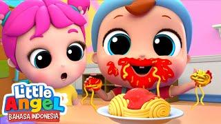 Belajar Tata Krama Makan Yuk! | Lagu Anak Balita Makan | Little Angel Bahasa Indonesia