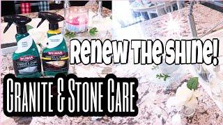 HOW TO CLEAN AND SEAL STONE COUNTERTOPS/EASY TO USE PRODUCTS