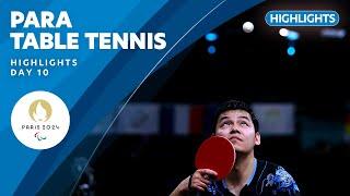  Para Table Tennis Highlights | Day 10 | Paris 2024 Paralympic Games